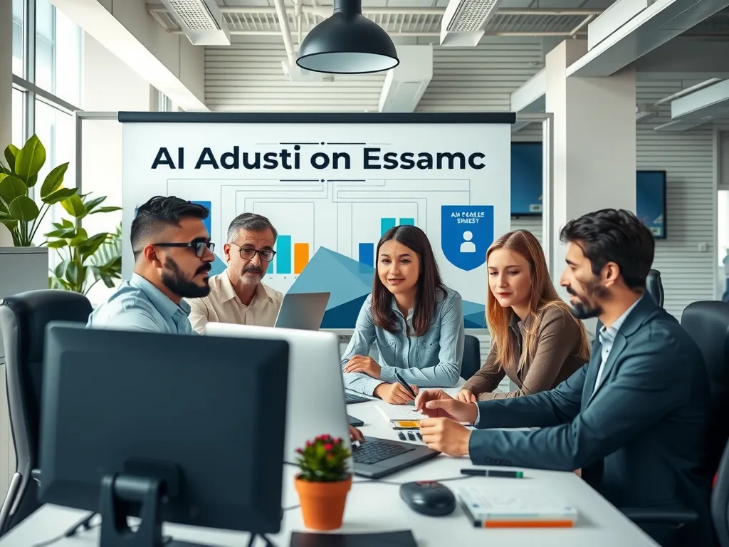 Dynamic tech industry environment in Turkey with focus on AI careers, featuring young professionals and tech experts in modern office Dynamic tech industry environment in Turkey with focus on AI careers, featuring young professionals and tech experts in modern office