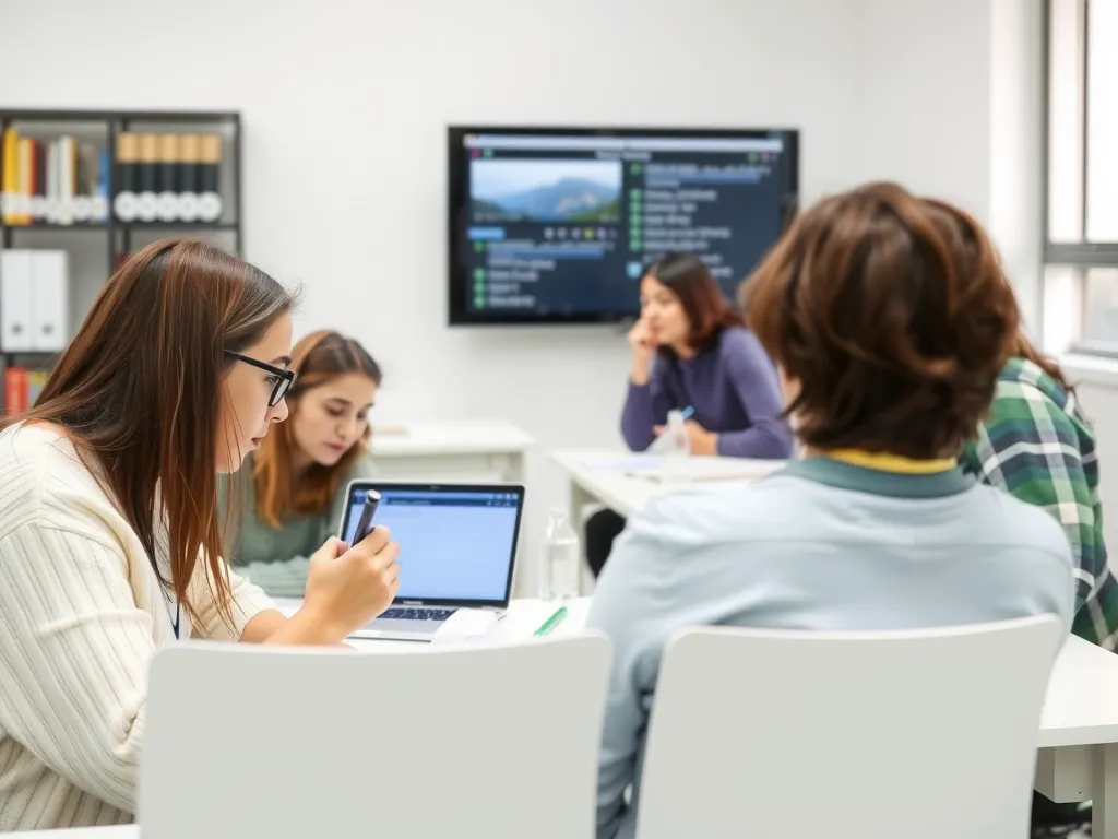 Turkish university implementing digital learning strategies with students accessing micro-credentials and participating in competency-based learning.