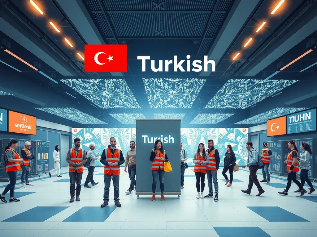 Futuristic vision of Turkish universities leading educational innovation with AI, showing collaborative projects and AI-assisted learning, high quality, visionary composition Futuristic vision of Turkish universities leading educational innovation with AI, showing collaborative projects and AI-assisted learning, high quality, visionary composition