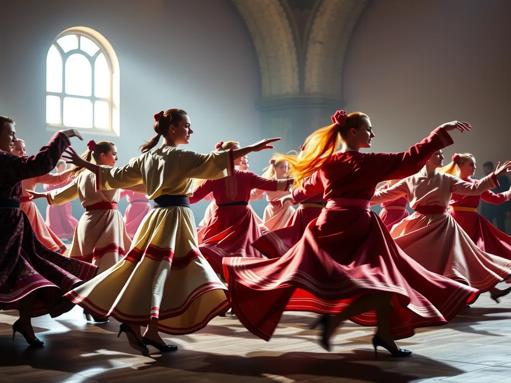 Traditional Turkish Sufi dance with whirling dervishes, capturing motion and spiritual ambiance, photorealistic, capturing cultural and religious significance Traditional Turkish Sufi dance with whirling dervishes, capturing motion and spiritual ambiance, photorealistic, capturing cultural and religious significance